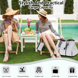 QOGiR Multipurpose Gym Beach Bag - Light Weight, Large, Sports (White, X-Large) …