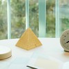 Garneck 2Pcs Vintage Egyptian Pyramid Decorative Model - Small Resin