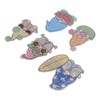 DIY Rhinestone Painting Keychains Cute Dwarfs Shape Stress Relief Improve