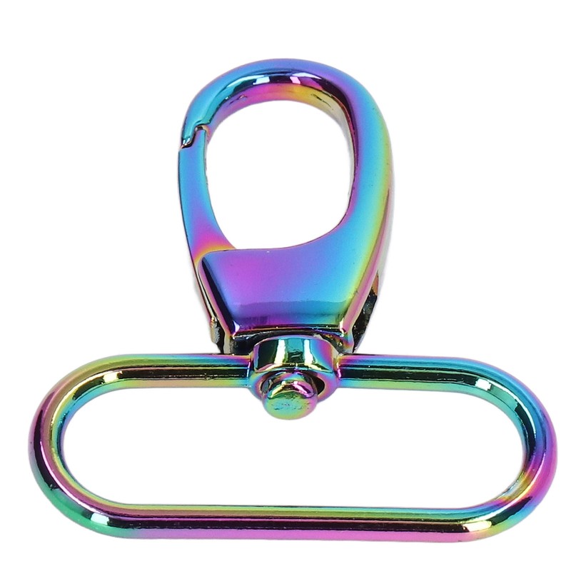 10Pcs Keychain Clasp 38mm Firm Rust Proof Bright Luster Simple