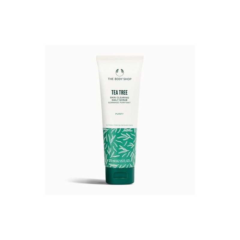 The Body Shop Tea Tree Squeaky-Clean Scrub for Unisex Facial