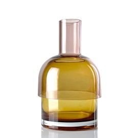 Cloudnola Reversible Large Glass Flower Vase and Bud Vase, Yellow and Pink, 9.5" Height x 5.6" Dia, Home, Wedding, and Event Decor