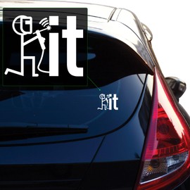 Weld it Funny Vinyl Decal Transfer Tape Designed for Applications on car Windows, laptops, and Various Surfaces. No Background. F0982White4 x 5"