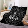 Ruiqieor Viking Cuddly Blankets 150 x 200 cm, Blanket with
