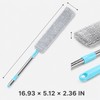 Washable Under-Bed Duster for Crevice Cleaning - Extendable Flexible Brush