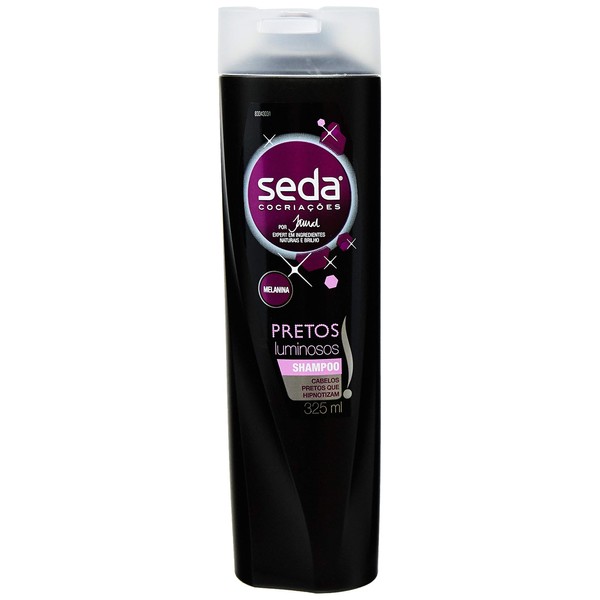 Seda - Linha Pretos Luminosos - Shampoo 325 Ml - (Seda - Black Shine Collection - Shampoo 11 Fl Oz)