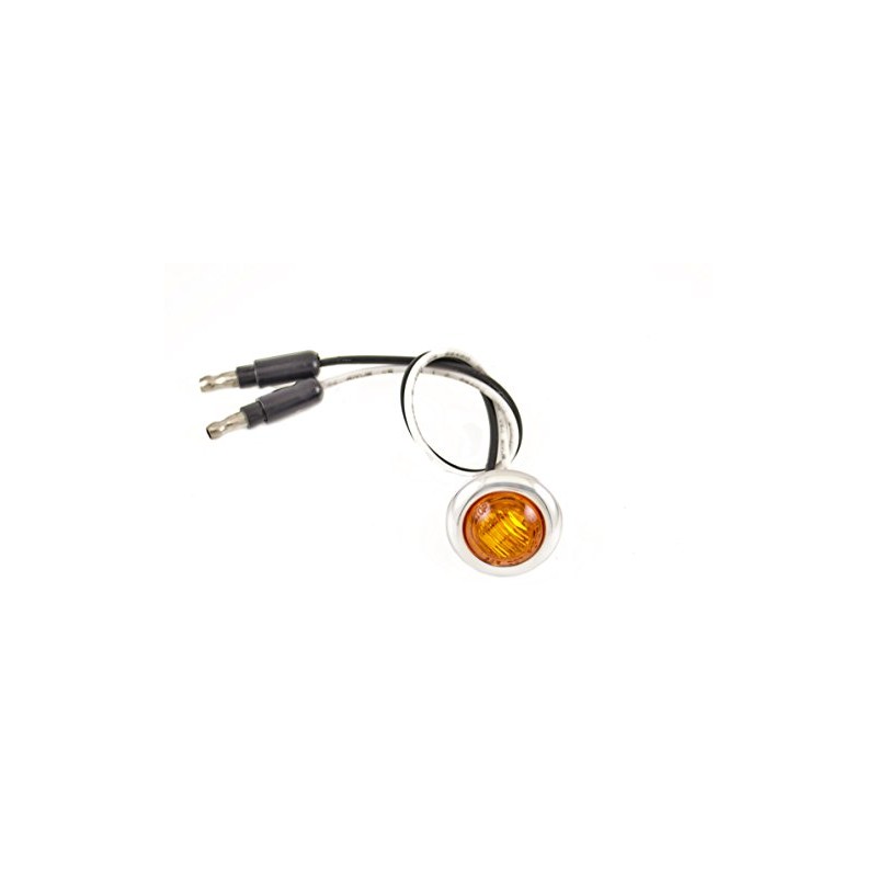 20x Amber - 3/4" (.75") Mini Round Clearance 3 LED