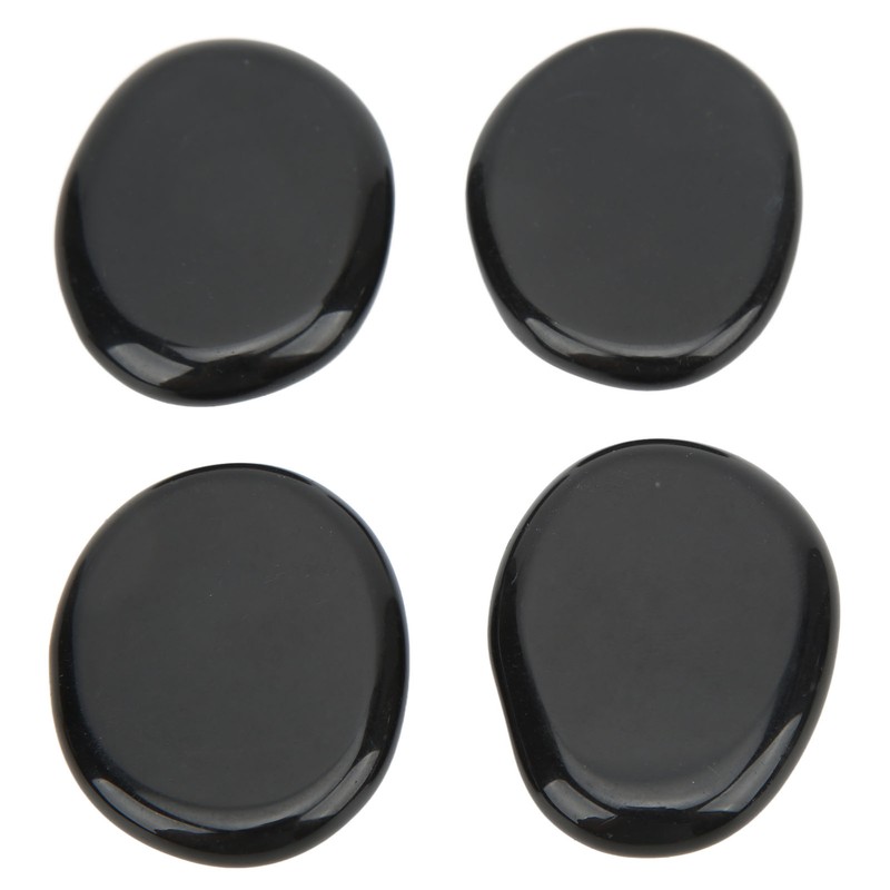 4Pcs Reiki Symbols Stones Smoother Surfaces Engraved Reiki Stones for