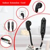 EP Cable de extensión de enchufe plano de 15 pies,