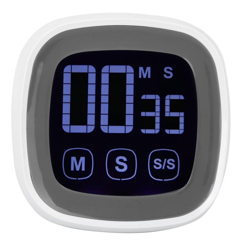 Digital Kitchen Timer Big Screen Loud Alarm BBQ Countdown Reminders