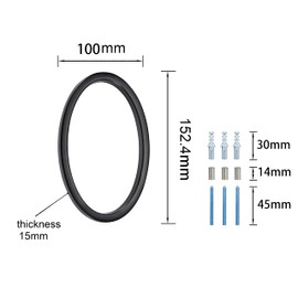 nanlyiau House Numbers Black Matt House Number 3D Black Metal House Numbers 6 inches/15.2 cm Floating House Number Sign Door Numbers Signage Plaque Street Home Address Numbers (xhj 6in0)