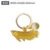 World Shoji 151126 Key Chain Aquatic Key Ring Arowana