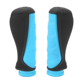 2pcs Scooter Handlebar Grip Cover Anti Slip Shock Absorbent Scooter Rubber Handle Sleeve for SmartGyro Electric Scooter Blue