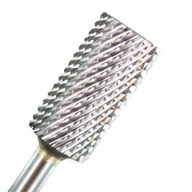 Medicool Silver Carbide Large Two-Way Barrel Bits for Nails 3/32" | TWS-CC11C