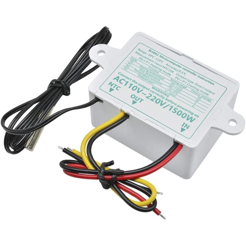 diymore 2pcs W3002 Digital Temperature Controller AC110V-220V Microcomputer Thermostat Controller