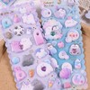 Mayatra's Kawaii 3D Stickers, Multicolor, Cute Animal Themed, Foam, Self-Adhesive,