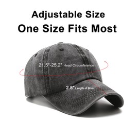 NPJY Vintage Washed Distressed Cotton Dad Hat Baseball Cap Adjustable Trucker Unisex Hats SkyBlue