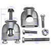 eMagTech 1 Pair Motorcycle Handlebar Clamp, Handlebar Riser Mount Clamps,