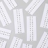 Isslly 14 Sheets White Alphabetical Tab Indexes, Alphabet Book Tabs,