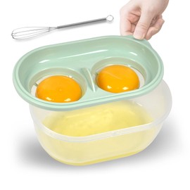 Egg White Separator with Egg Beater, Egg Separator Yolk White Separator Egg Filter Storage Box Food Grade Level Kitchen Gadgets Egg Separator for Kitchen Cooking Gadgets