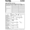 Burda Style Sewing Pattern 6268 - Misses Dirndl Style Sweater