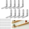10 Piece L Shaped Brackets for Wood - Right Angle
