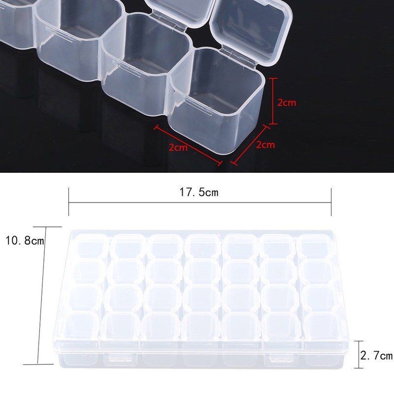 Cápsula de Medicina Tableta de Vitamina Contenedor Caja de Almacenamiento