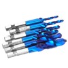 6PCS High Speed Steel 6.35mm Hex Shank Tap Drill Bit
