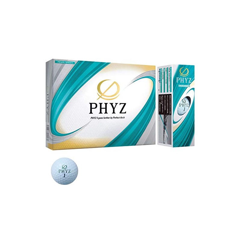 Bridgestone 19 PHYZ Golf Balls, Green, 12-Ball Pack