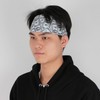 Unisex Slim Multi-Purpose Sports Headband for Badminton, Running, and Yoga Size/Maroon 15ea
