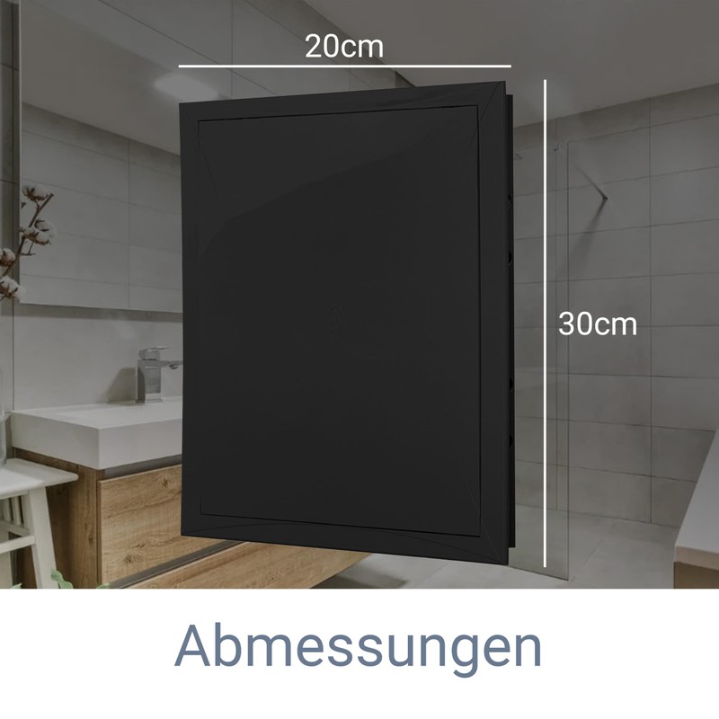 DOSPEL Inspection Flap 20 x 30 cm - Black Maintenance