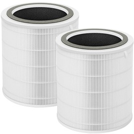Can-Meageren R0010 Replacement Filter Compatible With Puraclenz Core 750 Air Purifier, H13 True HEPA Air Cleaner, 3-stage Filtration, 3-in-1 High-efficiency (2-Pack)