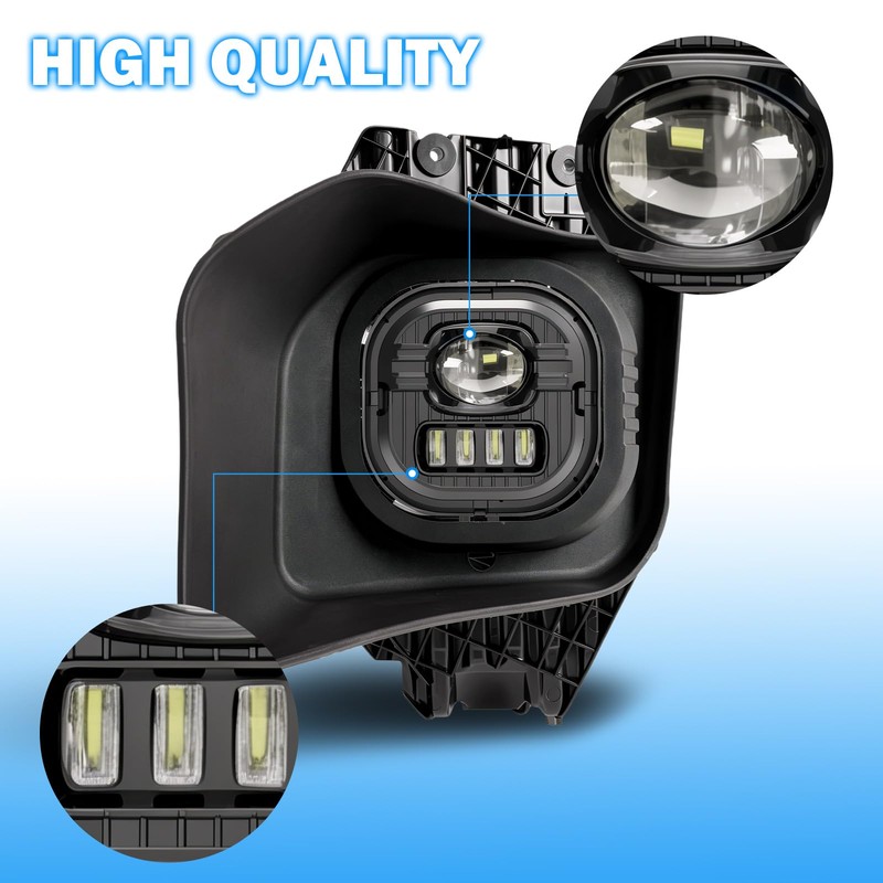 LED Fog Lights Assembly Fit For 2011 2012 2013 2014