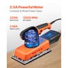 VEVOR Sheet Sander, 1/2 Sheet 2.5A Electric Sander for Woodworking,