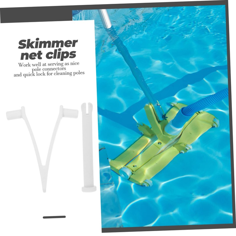 GANAZONO 15sets Pool v Clips Locking for Vacuum and Skimmer