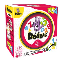 Zygomatic Dobble 1, 2, 3, Eco Sleeves, Children’s Card Game, 1–5 Players, Ages 3 Years and Up, 10 Minutes, German Language