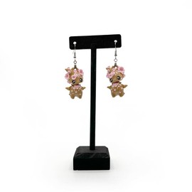 Pixie Earrings – Lightweight 3D Printed earrings for fantasy fans:_Cherry Blossom