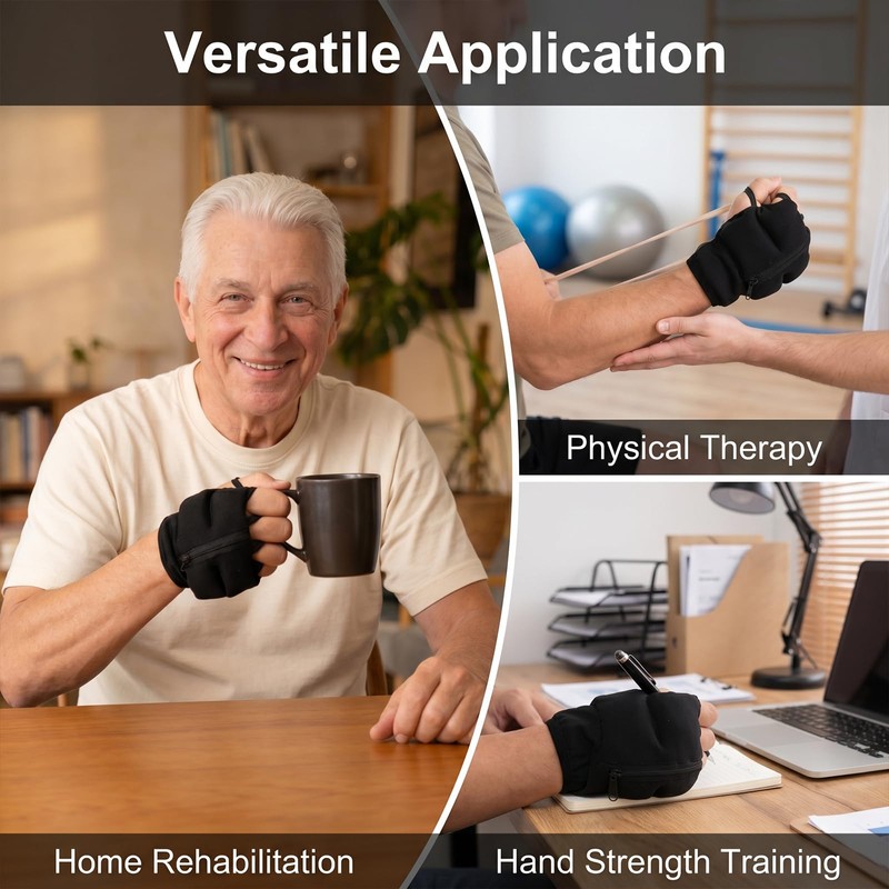 Rehabilitation Hand Glove for Daily Stability & Control, Adjustable Neoprene