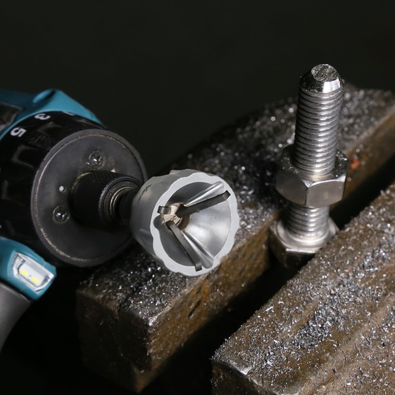 Vearter Deburring External Chamfer Tool for Metal, Countersink Chamfering Drill