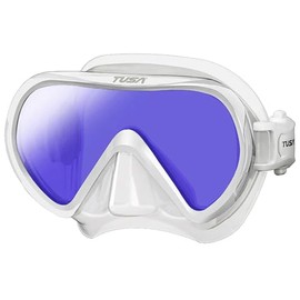 TUSA M-1011S Ino Pro Scuba Diving Mask, White/White