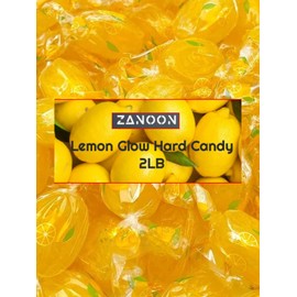 Lemon Glow Hard Candy – Old-Fashioned, Individually Wrapped, 2LB Bag by ZANOON