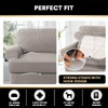 PrinceDeco T Cushion Sofa Slipcover 4 Pieces Sofa Covers for