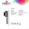 BG Electrical Evolve Dual Voltage Shaver Socket, 115/240V