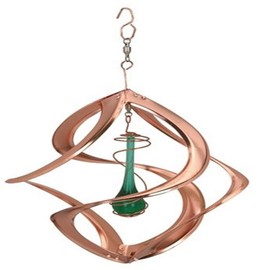 Red Carpet Studios 31059 Cosmix Wind Spinner, Copper W/Teardrop
