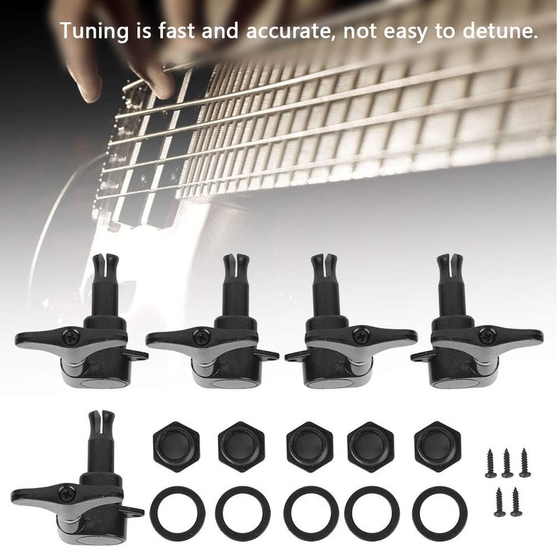 5 String Bass Tuners Left 2 Right 3 Zinc Alloy