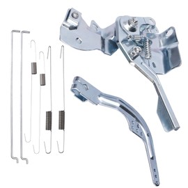 UOIENRT GX160 GX200 196cc 212cc Throttle Control Assembly Kit, Lever Arm and Plate Base, Governor Link Rod, Return Springs, Carburetor Spring Linkage for Honda Clones Predator 212 Ct200u etc.