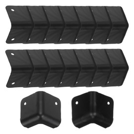 MECCANIXITY 16 Pcs Speaker Cabinet Corners Protector 47x47x47mm Metal Stackable Guard Wrap Angle Case Edge Box Protection for Stage DJ Audio Sound Case