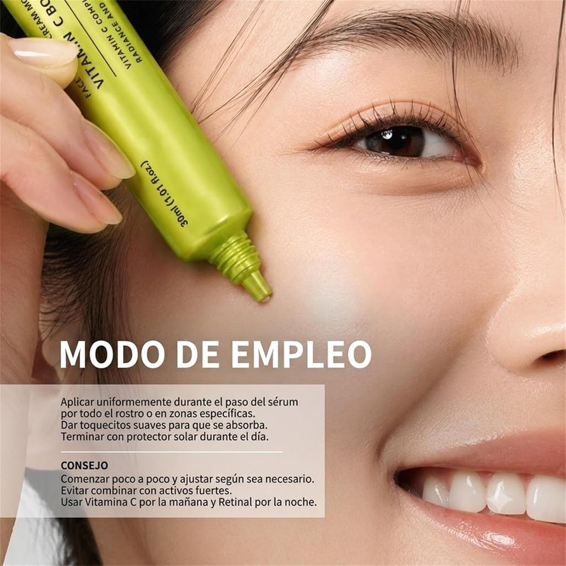Sérum Facial Vitamina C con Glutatión y Vitamina E, 2