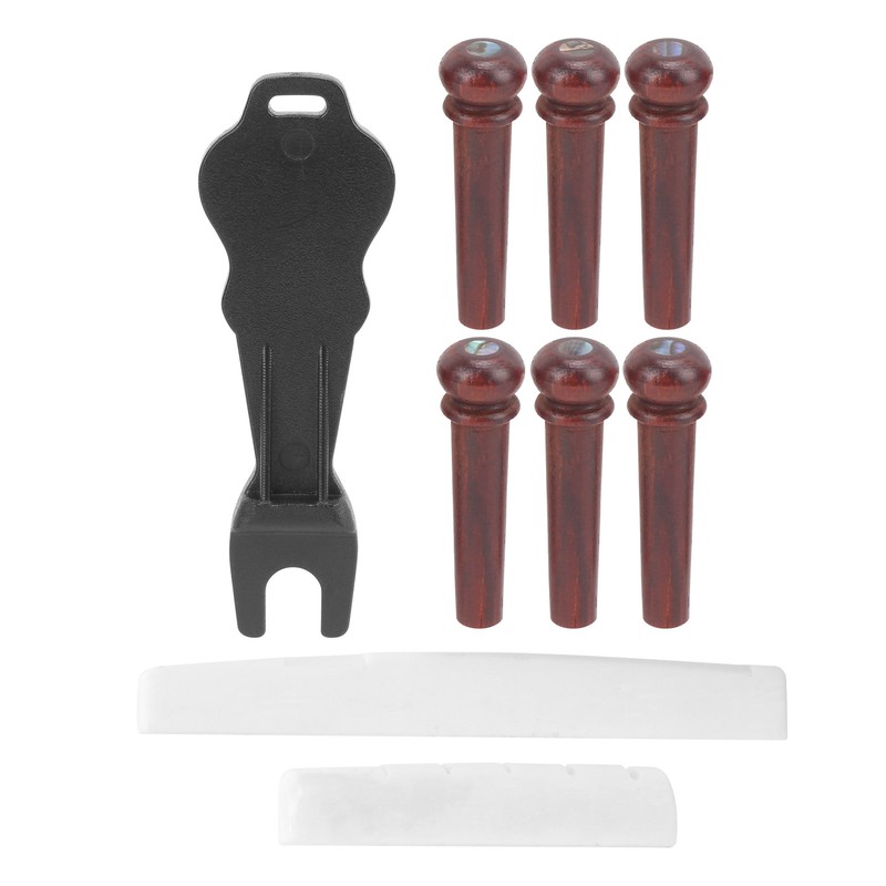 Guitar Bridge Pin Pegs Puller Cocobolo Wood Stringed Instrument Accessories