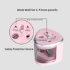 Electric Pencil Sharpener Double Holes Automatic Pencil Sharpener for Students